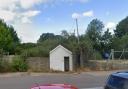 White shack in Banbury where the offences allegedly took place