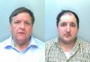 Ex-National Trust employee Roger Bryant (left) and James Bryant (right) were jailed for a combined ten years for fraudulently stealing £1m from the charity