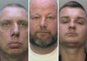 Three men who were taking cars stolen from Wiltshire and dismantling them have been jailed