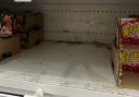 Mouldy shelves in a Swindon Asda