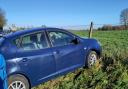 A car at the Black Dog Crossroads