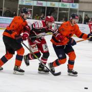 Action from the last time Swindon Wildcats hosted Peterborough Phantoms at the Link Centre 		           Photo: KLM Photography