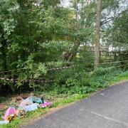 Tributes left at King George's recreation ground