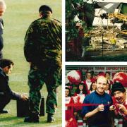 A bomb scare, an old stand demolished, a new stand and store opened - all at the County Ground in 1994