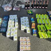 Stolen goods recovered following four arrests in Mannington Retail Park