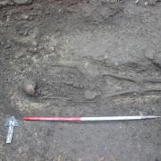 The Saxon skeletons were discovered in the garden of The Old Bell Hotel in Malmesbury