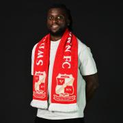 Tshimanga joined on a season-long loan from Peterborough