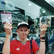 Michael Elmes from Wroughton was the first person in Swindon to buy Oasis' Be Here Now album in August 1997.