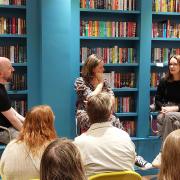 Bert's Books boss Alex Call chats to Susie Dent and Harriet Evans