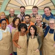 Mike from Wiltshire (second from the right at the back) is among 12 contestants on this year's show