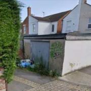 The garage of 53 Eastcott Road could become a studio flat linked to the HMO main house