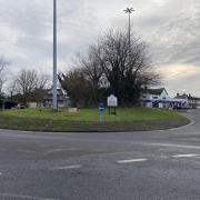 LIVE: Crash causes traffic on busy roundabout