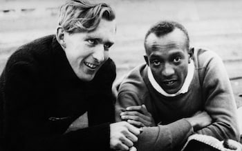 Luz Long and Jesse Owens