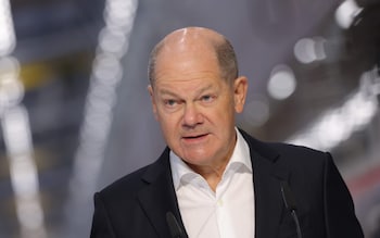 German Chancellor Olaf Scholz