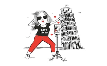 I know what both she and the Colosseum look like - why not send me a postcard instead?