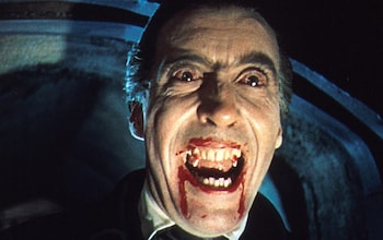 Christopher Lee as Dracula in the 1958 adaptation of Bram Stoker's novel