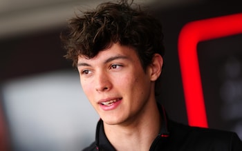 Oliver Bearman, reserve driver for Ferrari and Haas F1, at Silverstone Circuit, Northamptonshire