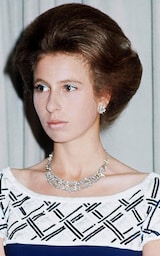 Princess Anne at a gala in Berlin in 1973