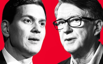 David Miliband Peter Mandelson