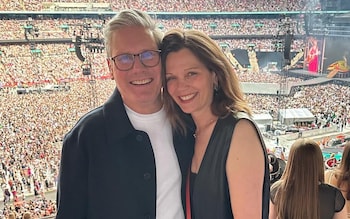 Sir Keir and Lady Starmer at the Taylor Swift concert