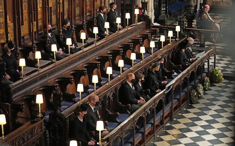 A sombre affair: inside St George's Chapel at Windsor Castle