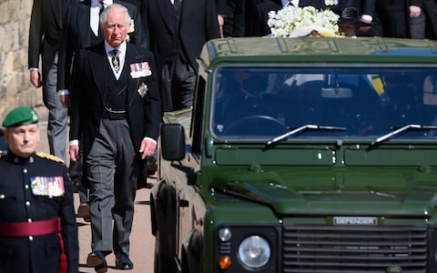 The Prince of Wales during the Ceremonial Procession