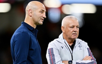 Steve Borthwick and Warren Gatland chat