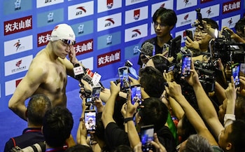 Sun Yang - Sun Yang: Chinese doper's tears after winning on return from ban