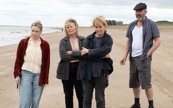 Christine Bottomley, Monica Dolan, Lorraine Ashbourne and Stephen Dillane in Sherwood