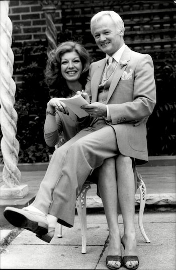 'John loved women': Inman with his co-star Rula Lenska on Take a Letter, Mr Jones