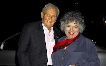 'I cannot tell you what a darling man he was': Miriam Margolyes with John Inman in 2006