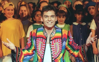 Schofield performing in Joseph and the Amazing Technicolour Dreamcoat