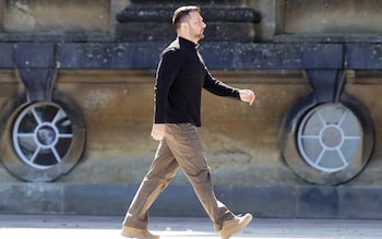 Ukraine's President Volodymyr Zelensky arrives to attend the European Political Community meeting at Blenheim Palace in Woodstock, southern England, on July 18, 2024. (Photo by Stefan Rousseau / POOL / AFP) (Photo by STEFAN ROUSSEAU/POOL/AFP via Getty Images)