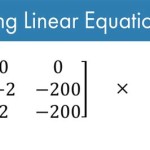 Solve Linear Equations Matrix Matlab