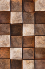 A close-up of a wood panel