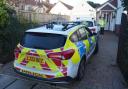 Sussex Police were still at the scene of the incident in Worthing