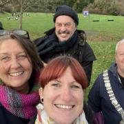 The trees were planted as part of a project led by Rother District Council