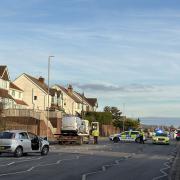 The scene of the crash in Old Shoreham Road