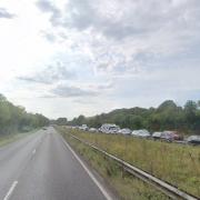 Updates as crash on A27 blocks road