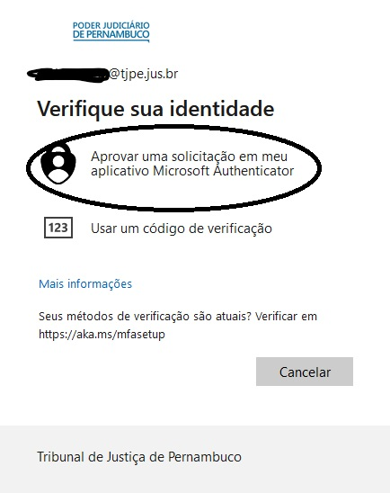 Print to aplicativo Microsoft Authenticator