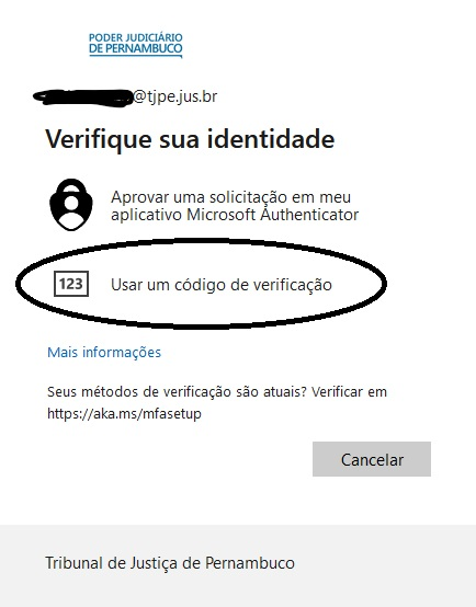 Print to aplicativo Microsoft Authenticator