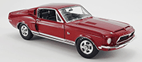 Show product details for Acme - Ford Mustang Shelby GT500 KR Ad Car "King of the Road!" (1968, 1/18 scale diecast model car, Candy Apple Red) A1801849