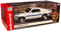 Show product details for Auto World - American Muscle | Shelby GT-500® Class of '70 50th Anniversary (1970, 1/18 scale diecast model car, Wimbledon White) AMM1229