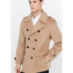 Express Mens Peacoat Camel