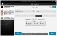 Screenshot of VMware Replication