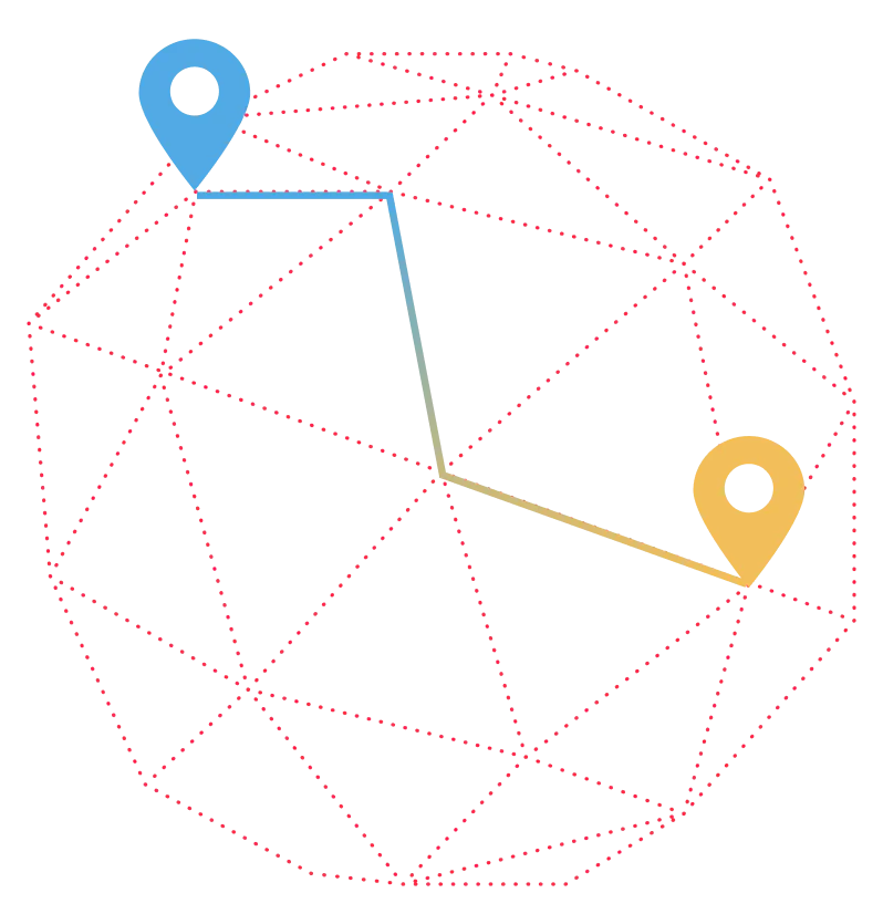 Illustration of Twilio’s intelligent infrastructure and the advantages of a cloud architecture.