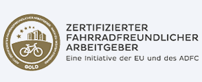  Auszeichnung: Zertifizierter fahrradfreundlicher Arbeitgeber