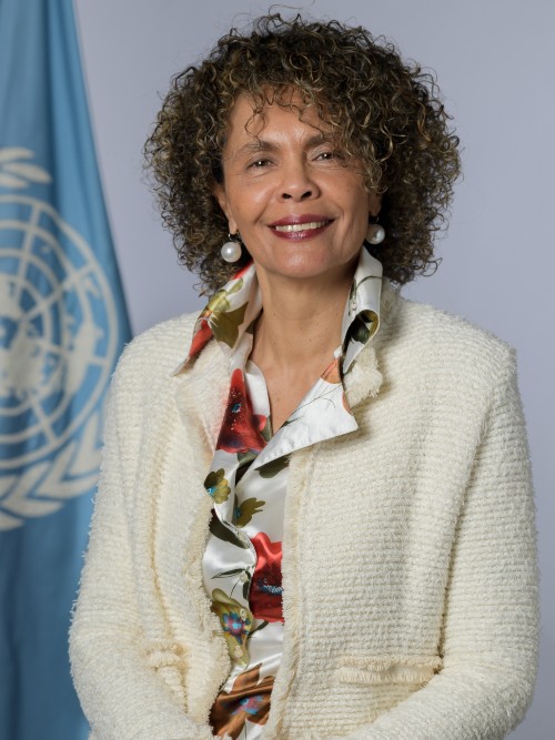 Official portrait of Cristina Duarte, Under-Secretary-General and United Nations Special Adviser on Africa.