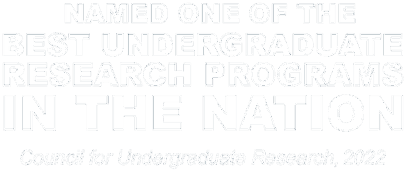 named one of the best undergraduate research programs in the nation - council for undergraduate research, 2022