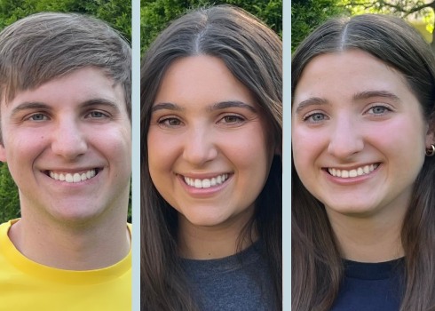 Featured students Dominick, Sophia and Cecilia Soehnlen